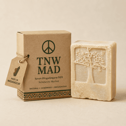 Soap packaging from local production